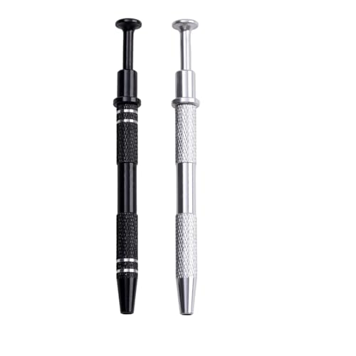 OYWOBET Piercing-Kugelgreifer aus Edelstahl mit 4 Krallen, Schwarz und Weiß, Piercing-Werkzeuge zum Wechseln von Schmuck, Pick-Up-Werkzeug für IC-Chip, elektronische Kleinteile, Perlengreifer, 2 Stück OYWOBET Piercing-Kugelgreifer aus Edelstahl mit 4 Krallen, Schwarz und Weiß, Piercing-Werkzeuge zum Wechseln von Schmuck, Pick-Up-Werkzeug für IC-Chip, elektronische Kleinteile, Perlengreifer, 2 Stück von OYWOBET