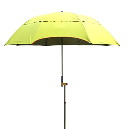 Außen Sonnenschattenfischen Regenschirm Big Fishing Regenschirm Sonnenschutz Regendichtes winddichtes Fischereifischfischer(2.4m) von OYYMTE