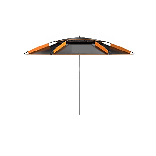 Großer Fischerei Regenschirm Universal Regenschirm High-End-Regensturm Sonnenschutz im Freien im Freien Spezialfischer(2.4M) von OYYMTE