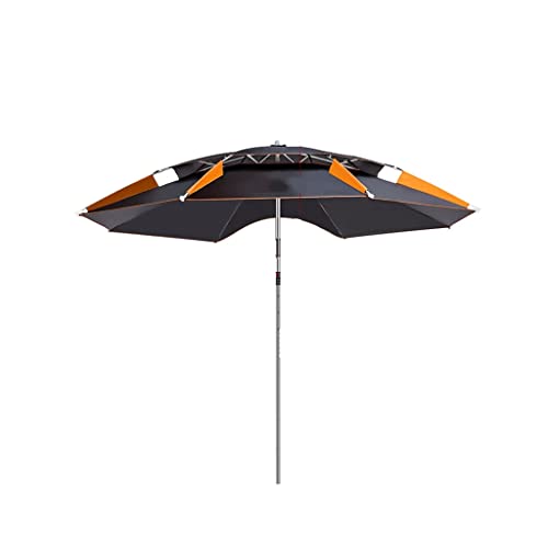 Großer Fischerei Regenschirm Universal Sonnenschirm Regenschirm Anti-umbrella gemahlenen Stecker im Freien tragbare Fischerei Spezielle Fischereiausrüstung Regenschirm(2.2M) von OYYMTE