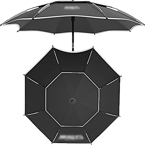 Großer Sonnenschirm im Freien Verdickter Vinyl-Sonnenschutzschirm, 360 ° universell verstellbarer wasserdichter Terrassenschirm(2.2m/7.2ft) von OYYMTE