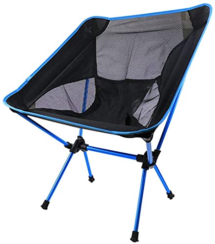 OYYMTE Campingstuhl, Campingplatz Klappstuhl Light Gartenstuhl Tragbar mit Tragetasche, for Camping, Garten, Wohnwagen, Angeln, Strand und BBQs (rot)(Blu) von OYYMTE