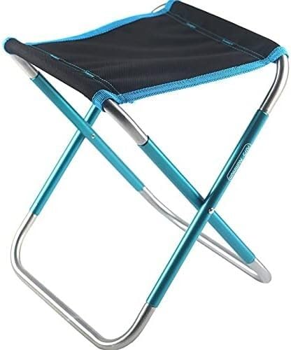 OYYMTE Campingstuhl Mini Camping Klappstuhl Tragbarer Kleiner Angelstuhl(Blu) von OYYMTE