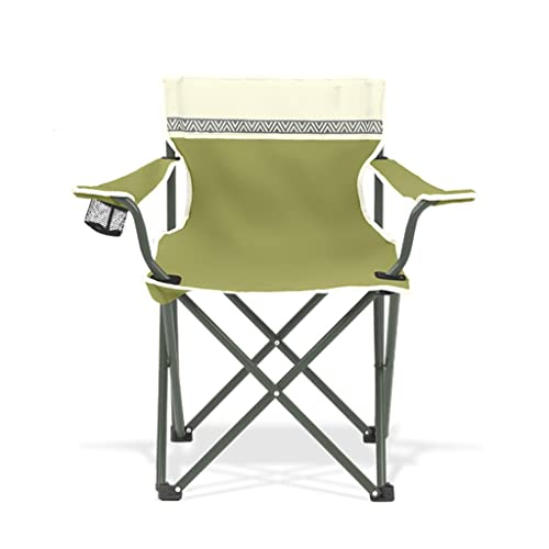 OYYMTE Klappstuhl im Freien tragbare Klapphalter Campingstuhl Feld Camping Fischerei Picknick Stuhl(Green) von OYYMTE