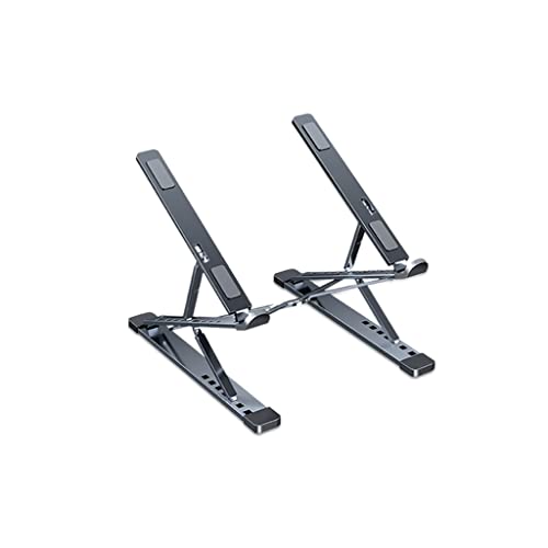OYYMTE Laptop-Halterung Halterung Abgehängte Kühlhalterung aus Aluminiumlegierung Erhöhtes Büro kann Halterung for tragbare tragbare Computer anheben(Color:Gray) von OYYMTE
