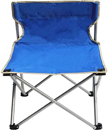 OYYMTE Leichter tragbarer Campingstuhl Outdoor Folding High Back Liegestühle for Sport Picknick Strand Wandern Angeln Komfortable Ruhe(Blu) von OYYMTE