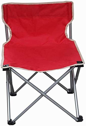 OYYMTE Leichter tragbarer Campingstuhl Outdoor Folding High Back Liegestühle for Sport Picknick Strand Wandern Angeln Komfortable Ruhe(Rosso) von OYYMTE