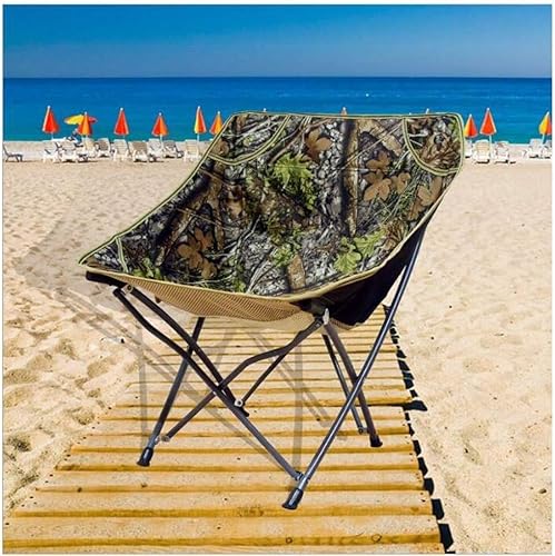 OYYMTE Moon Chair Angeln Tragbarer Campingstuhl Klappbarer Verlängerungs-Wanderstuhl Leichter Outdoor-Campingstuhl Freizeitstuhl von OYYMTE