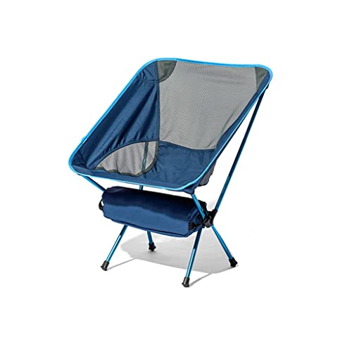 OYYMTE Picknickstuhl im Freien Klappstuhl Camping Camping Picknick Stuhl tragbarer Angelstuhl Stuhl Strandstuhl(Blu) von OYYMTE