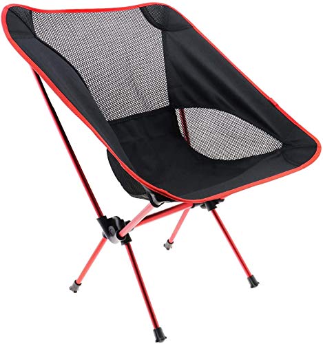 OYYMTE Rote Lager Camping Tragbare Klappstühle im Freien mit Tragetasche Heavy Duty 120kg Ultraleichtes Picknick Wandern Backpacking Strand OYYMTE Rote Lager Camping Tragbare Klappstühle im Freien mit Tragetasche Heavy Duty 120kg Ultraleichtes Picknick Wandern Backpacking Strand von OYYMTE