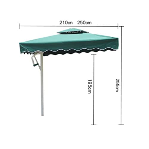 Outdoor Courtyard Dreenwella Project Scenic Spot Security Property Gate Box Dach einseitiger Sonnenschirm(2.1m) von OYYMTE