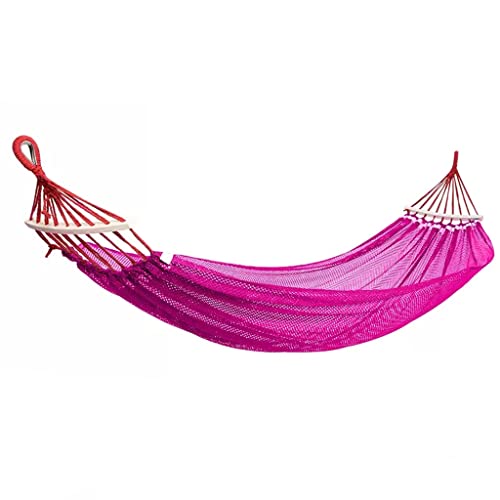 Outdoor-Hängematte Anti-Rollover Travel Camping Portable Hängematte Hängesessel Outdoor Portable Camping Reiseausrüstung(Pink) von OYYMTE