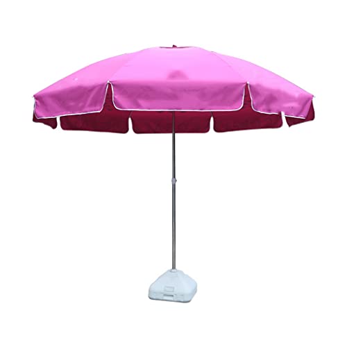 Outdoor Parasol Courtyard Regenschirm Outdoor Villa Scenic Beach Schwimmbad Garten Hand Regenschirm Zentrale Säule Regenschirm(2.7) von OYYMTE