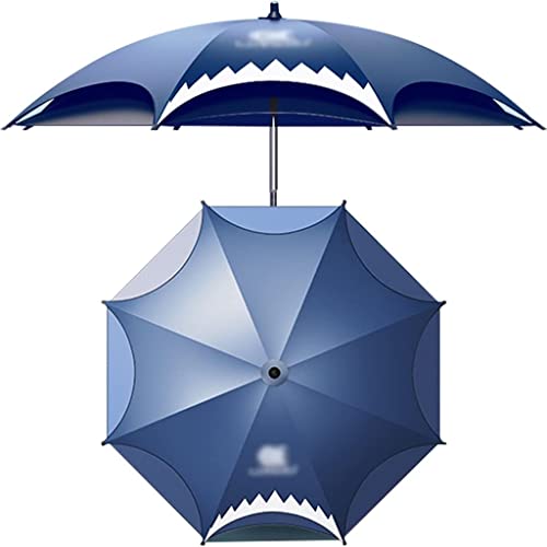 Patio Parasol Angeln im Freien 360 ° Universalschirm, verdickter wasserdichter Oxford-Sonnenschirm for Camping, doppelschichtiger, atmungsaktiver Sonnenschutzschirm(2.2m/7.2ft) von OYYMTE