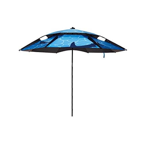 Regenschirm Regenschirm Regendicht verdickte schwarze Kleber Sonnenschutzmittel Fisch Regenschirm Anti-Ultraviolette Sonnenschand im Freien im Freien Big Fishing Regenschirm(C,2.2m) von OYYMTE
