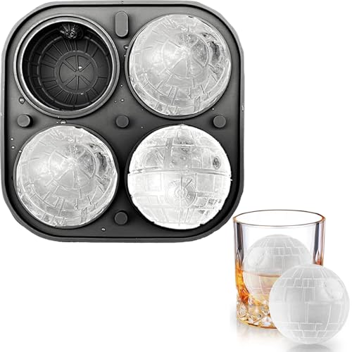 OYYTRAFO Silikon Eiswürfelform Kugel, XXL Groß Eiswürfelformen Runde Ice Cube Kugelform – BPA-frei, Lebensmittelecht, Einfach zu Reinigen, 6cm Eiswürfel für Whisky, Bier, Cocktail OYYTRAFO Silikon Eiswürfelform Kugel, XXL Groß Eiswürfelformen Runde Ice Cube Kugelform – BPA-frei, Lebensmittelecht, Einfach zu Reinigen, 6cm Eiswürfel für Whisky, Bier, Cocktail von OYYTRAFO