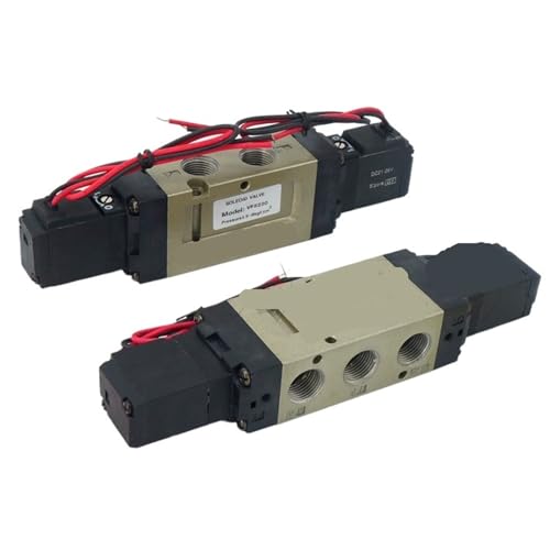 1 stücke VF5120 VF5220 VF5320 VF5420 VF5520-3GB/4GB/5GB/6GB-03 VF Serie Pneumatische Elemente 3/8 "Einlass 5-weg Pneumatische Luft Magnetventil(VF5120,4GB-03 (AC220V)) von OYmFUIEeK