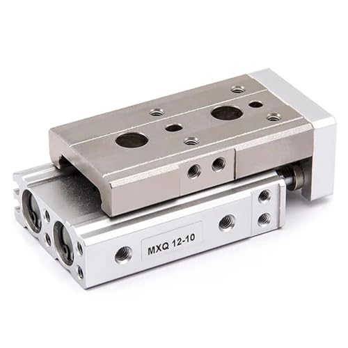 MXQ6-10 MXQ8-20 MXQ12-30 MXQ16-40 MXQ20-50 MXQ25-75 100 125 Typ Air Pneumatische Rutsche Tisch Dual Stange Schiene Rutsche Zylinder(Stroke 40mm,MXQ12) von OYmFUIEeK