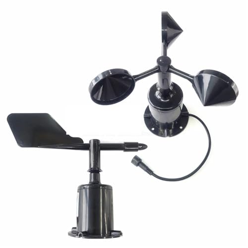 OYmFUIEeK 30 mt/s Polycarbon Windgeschwindigkeitsrichtungssensor Wetterstation Outdoor 3 Tassen Anemometersensor Ausgang RS485 4-20MA 0-5 V 0-10 V(4-20mA Speed) von OYmFUIEeK