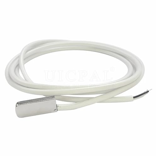 OYmFUIEeK DS18B Temperatursensormodul Sonde 304 Edelstahl OD 3,0 MM Wasserdicht Staubdicht Sensoren Kabel Weiß 100CM Länge(20x7.5x3.6) von OYmFUIEeK