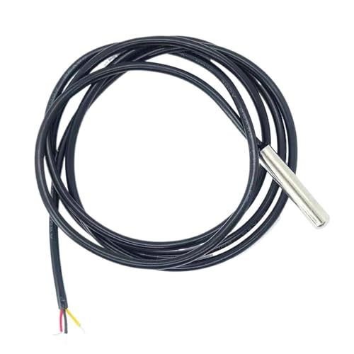 OYmFUIEeK DS18B Temperatursensorsonde 304 Edelstahl 6 * -MM OD 3,0 MM Wasserdicht Staubdicht Sensoren Kabel 1M Länge(6x30 Head) von OYmFUIEeK