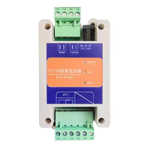 OYmFUIEeK PT100 Widerstandstemperatursensor-Sendermodul RS485 Isoliert Industriell Modbus RTU Hohe Präzision 2 4 8 Kanal(1 Channel) von OYmFUIEeK