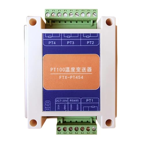 OYmFUIEeK PT100 Widerstandstemperatursensor-Sendermodul RS485 Isoliert Industriell Modbus RTU Hohe Präzision 2 4 8 Kanal(4 Channel) von OYmFUIEeK