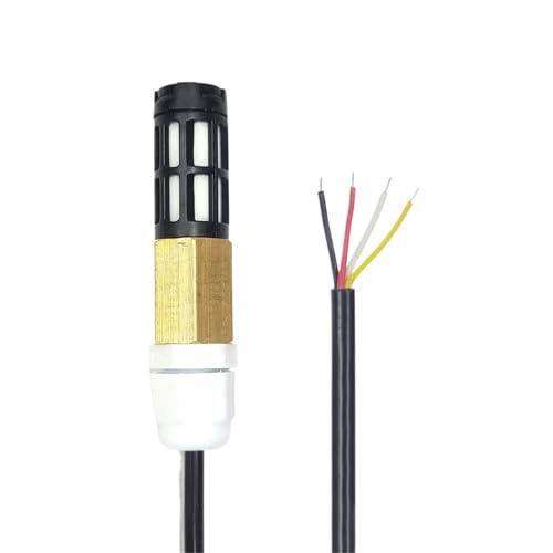 OYmFUIEeK SHT40 SHT30 SHT20 SHTC3 Temperatur Feuchtigkeit Sensor Modul Sonde Kabel wasserdichte Digitale Kapazität Sensoren 1M I2C Ausgang(SHT40-Black) von OYmFUIEeK