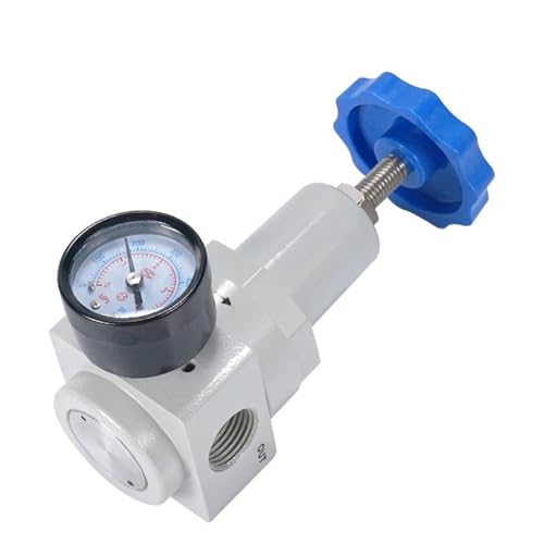 QTYH-8 QTYH-10 QTYH-15 QTYH-25 QTYH-50 1/4 3/8 1/2 2 BSPT Einlassanschluss Pneumatischer Hochdruck 0~40 bar Luftregler mit Manometer(QTYH-10) von OYmFUIEeK