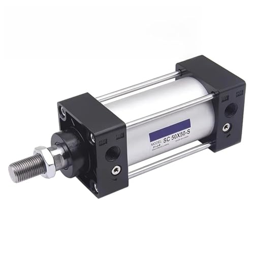 SC32 40 50 63 80 100 125mm Bohrung Standard Pneumatische Luft Zylinder Hub 25-1000mm Doppel Wirkenden Mit magnet Pneumatische Kolben(Stroke 200mm-S,SC40 (With magnet)) von OYmFUIEeK