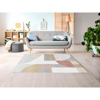 Designer-Teppich mit abstraktem Muster - 160 x 230 cm - Mehrfarbig - ORION von OZAIA