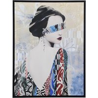 Kunstdruck gerahmt - Holz - 60 x 80 cm - Mehrfarbig - LADY von OZAIA
