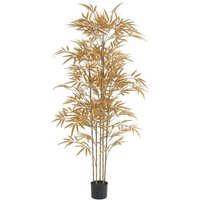 Kunstpflanze Bambus - 165 cm - Goldfarben - BAMBOUSERAIE von OZAIA