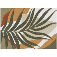 Teppich mit tropischem Muster - Indoor oder Outdoor - 150 x 200 cm - Mehrfarbig - FLORINA von OZAIA