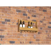 Wandregal für Flaschen & Gläser - Vintage - Mindi-Holz - 70 x 15 x 40 cm - VIDAGO von Vente-unique