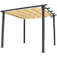 Pergola 3 x 3 m 4 Beine mit Oregon-Gewebe Pergola 3 x 3 m 4 Beine mit Oregon-Gewebe von OZALIDE