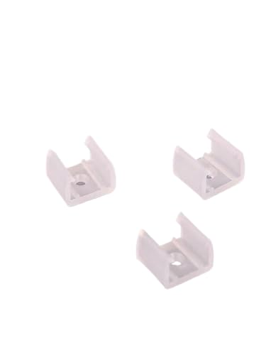 RGB Led Streifen Licht Fix Clips Stecker Zubehör Befestigung an der Wand for 12V 24V 110V 220V 8MM 10MM 12MM COB Neon LED Band Schnalle (Color : For W12-14mm, Size : 10 Pcs) von OZDINGQ