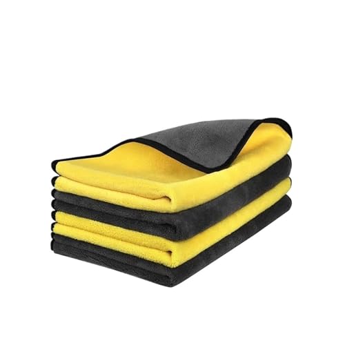 OZDTLP 1/5er-Pack Premium-Mikrofasertücher for die Autowäsche – extrem saugfähig, Auto-Trockentücher for die Autopflege, Reinigung und Politur – weiche Mikrofasertücher(5pcs) von OZDTLP