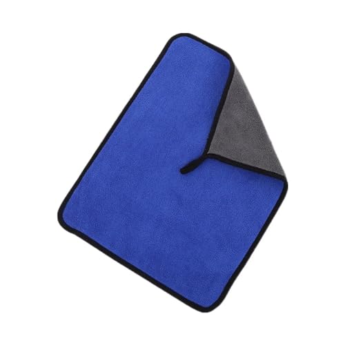 OZDTLP 1 Stück saugfähiges Fasertuch for Trocknen von Autowaschanlagen, superweiches Mikrofaser-Trockentuch for die Autopflege, kratzfrei, schnelltrocknend, wiederverwendbar(Blue,30X60cm) von OZDTLP
