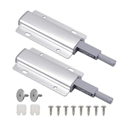 OZDTLP 2 Stück Starker magnetischer Schranktürschließer Schrank Push-to-Open-System Dämpfer Pufferfang Soft-Close-Rückprallvorrichtung von OZDTLP
