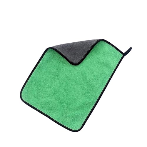 OZDTLP Autohandtuch Autopflege Autoprodukte Mikrofasertuch for Autowaschzubehör Autoreinigungstücher Mikrofasertuch(Green,10PCS_30X60CM) von OZDTLP