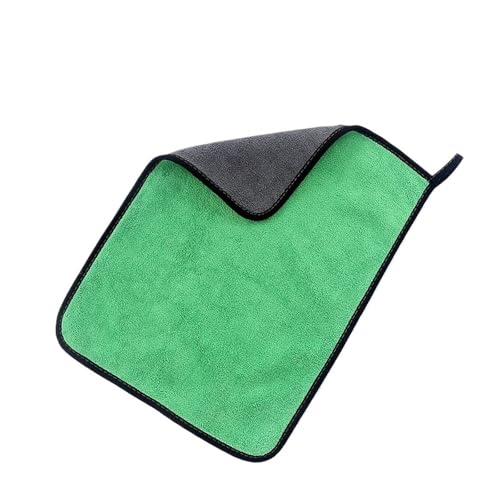 OZDTLP Mikrofasertücher for Waschen und Reinigen von Autos – Ultraweiche, saugstarke Tücher for Reinigen von Haushalts- und Küchengeräten(Green,3 PCS_30X60CM) von OZDTLP