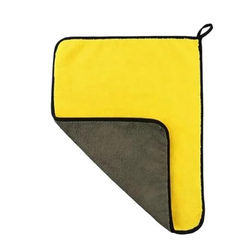 OZDTLP Premium-Mikrofaser-Reinigungstuch – 1 Stück, superweiches Tuch for die Autopflege, Autotrocknung und Haushaltsreinigung – sehr saugfähig(Blue-30X40CM) von OZDTLP