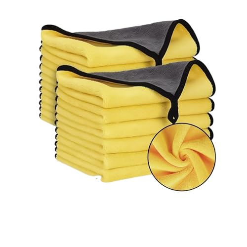 OZDTLP Premium-Mikrofasertuch for die Autopflege – ultraweiches Autowasch- und Trockentuch, hochsaugfähiges Mikrofaser-Reinigungstuch for Autos, streifenfreies Finish(3 PCS,30 * 60CM) von OZDTLP