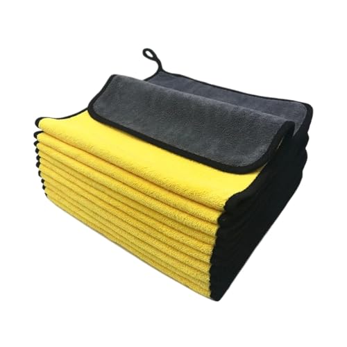 OZDTLP Premium-Mikrofasertücher for Waschen und Trocknen von Autos – ultraweiche, saugfähige, Kratzfeste Reinigungstücher for die Autopflege, das Wachsen und Polieren(30x60x5pcs) von OZDTLP