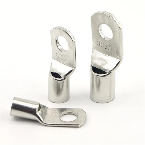 10 Stück SC-Typ Drahtnasenklemme SC35 SC50 SC70 SC95 Crimpkabelstecker Kupferbatterieblockösen Loch 6 mm 8 mm 10 mm 12 mm(SC95-8) von OZFENGH