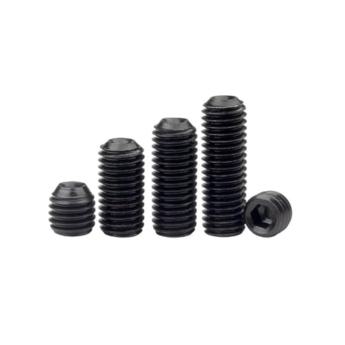 2/50 Stück M3 M4 M5 M6 M7 M8 M10 M12 Feingewinde Schwarz 12,9 Stahl Innensechskant Innensechskant Innensechskant Madenschraube Madenschraube (Size : 50pcs M3x0.35x3.5) von OZFENGH