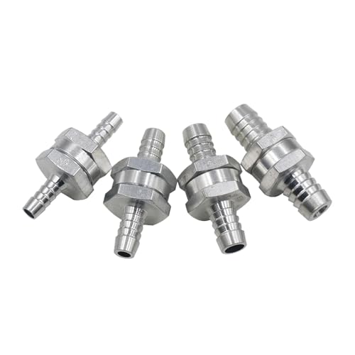 Rückschlagventil aus Aluminiumlegierung, Benzin/Diesel/Erdgas, geeignet für Autos von 6–12 mm (12 mm) von OZFJJWY