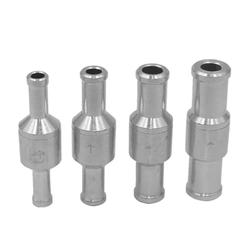 Wege-Rückschlagventil, Kraftstoff-Rückschlagventil aus Aluminiumlegierung, Benzin, Auto, Hubschrauber, Schiff, Motorrad(12mm) von OZFJJWY