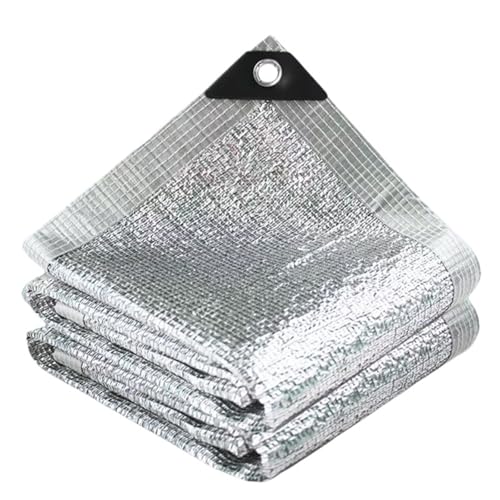 OZLCUA 99% Sunblock Shade Cloth Sun Mesh UV-beständiges Netz Aluminiumfolie Wintergarten-Schattennetz Gewächshaus-Wärmedämmnetz(1x3.0 m) von OZLCUA